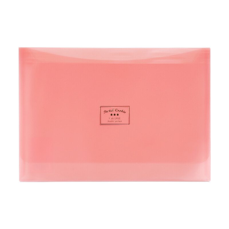 Kokuyo light color cookies student office double pocket document storage bag / Data Book A4 powder 4 pack wsg-kucw311p