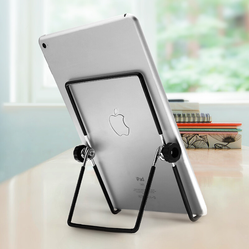 Biaze metal mobile phone bracket B4 - large black desktop lazy adjustable multifunctional video live frame, suitable for general use of mobile phone / tablet PC