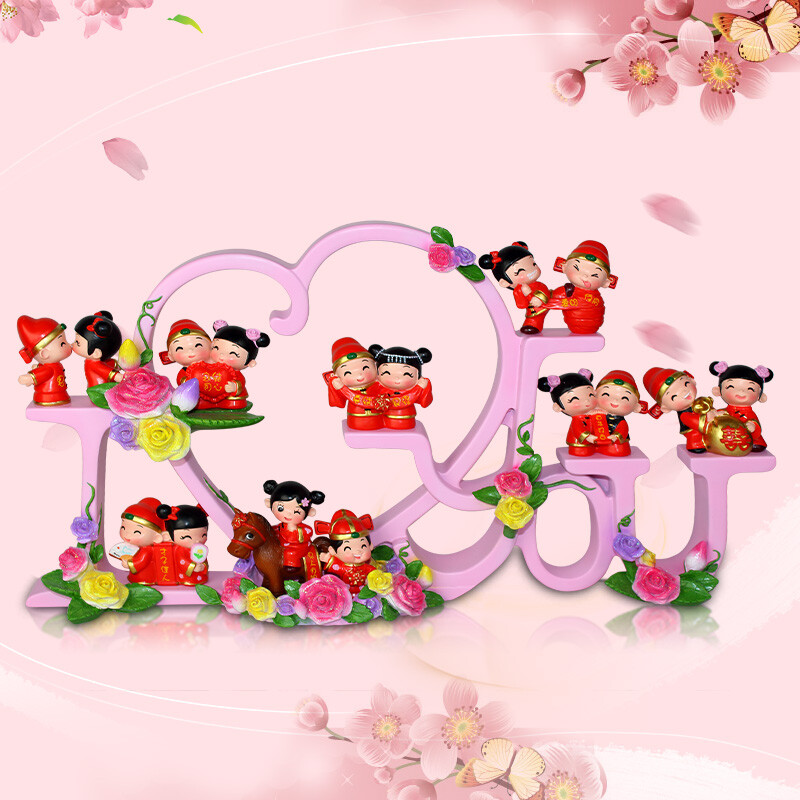 [Jingdong supermarket] Jinhuo presents a wedding suit to friends, wedding gifts and wedding room decorations