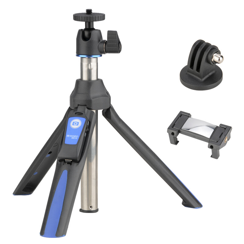 Benro MK10 mobile phone selfie lever Bluetooth wireless remote control desktop mini portable camera tripod GoPro multifunction