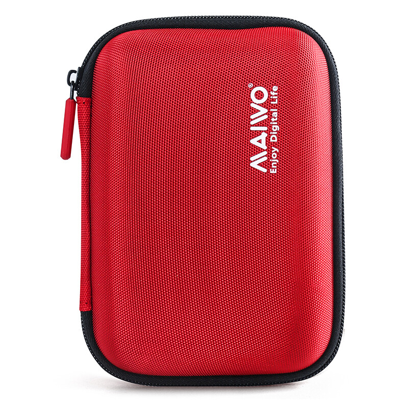 Maiwo kt02 2.5-inch mobile hard disk package waterproof and shock resistant / protective sleeve / portable digital package red