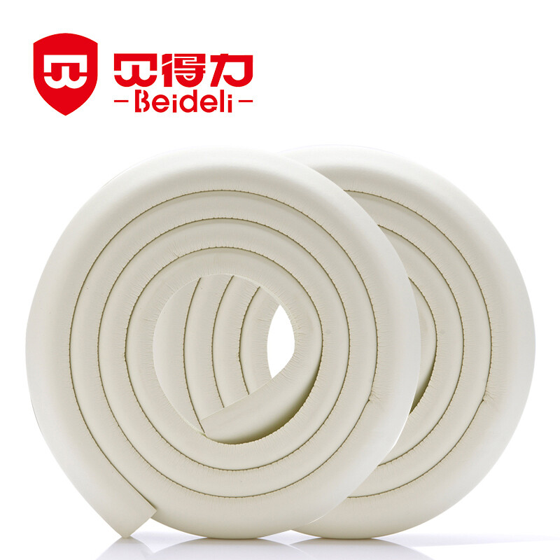 Beideli 4m anti-collision strip white thickened and widened child protective strip wall corner protective strip baby table corner anti-collision baby safety table coffee table protection