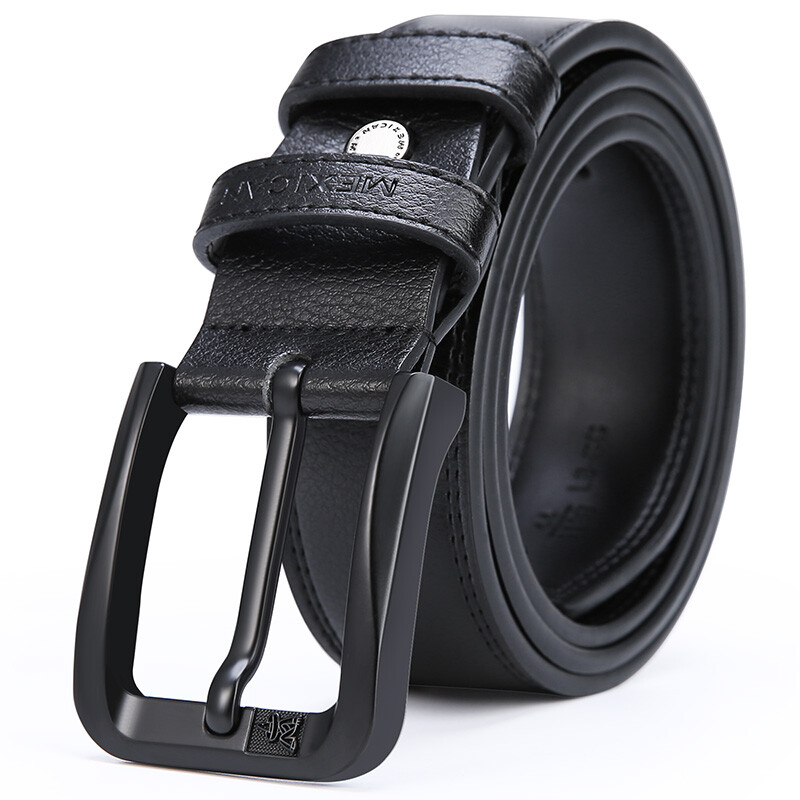 Scarecrow (Mexican) men's belt needle buckle cowhide business trouser belt leisure youth belt mlb11100m-01