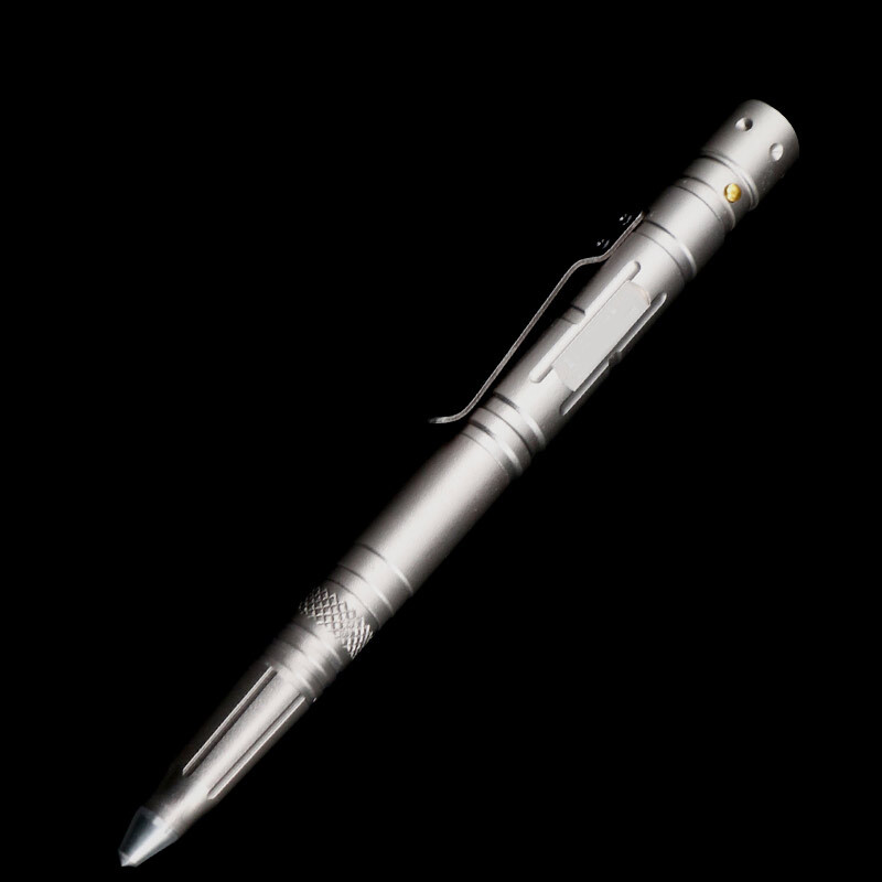 Gagarin Tactical Pen, women's personal self-defense, wolf proof artifact and other multifunctional protective articles, silver