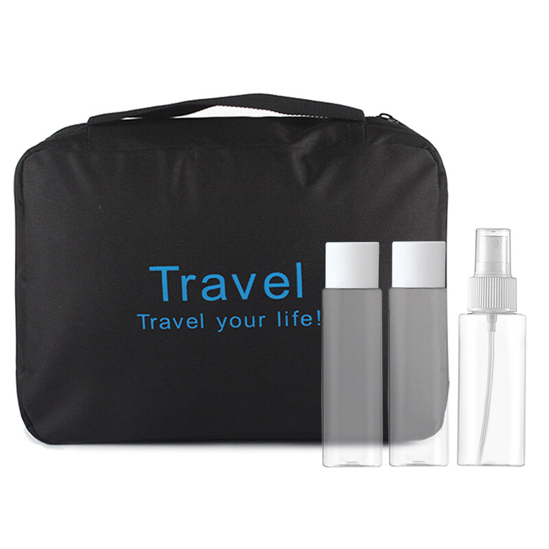 MEIFUYU MF0575 travel cosmetic bag wash gargle bag separate bottling set,blue