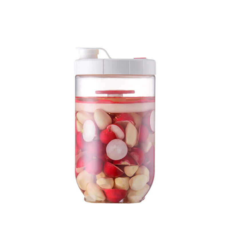 Lekou lekou plastic sealed tank large capacity storage tank fermentation tank grain and miscellaneous grain snacks moisture-proof storage box inl412 transparent 1.3L