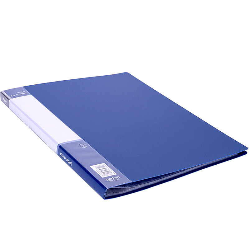 得力(deli)A4资料册 办公收纳学生试卷册孕检资料册 10至100页 文件册 办公用品 5030（30页）