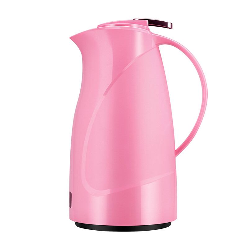 Simelo impression Kyoto thermos thermos coffee pot glass liner Antarctic thermos 1.6L (pink)