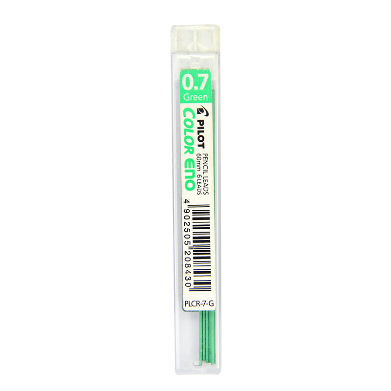 Japan pilot color movable pencil lead / automatic lead 0.7mm green 6-Piece plcr-7-g imported