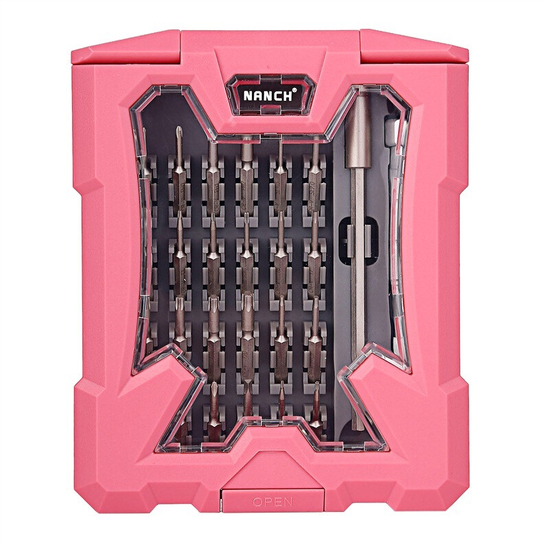 Nanch 28 in 1 precision screwdriver combination pink version