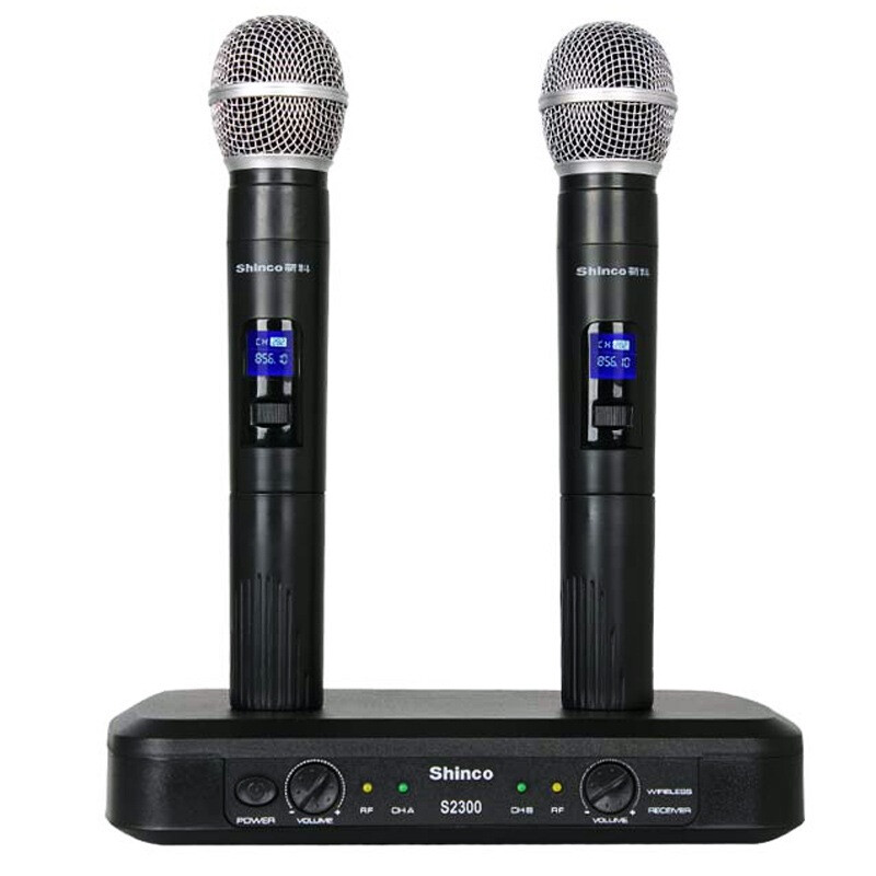 Shinco s2300 wireless microphone wireless handheld microphone two handed microphone KTV stage