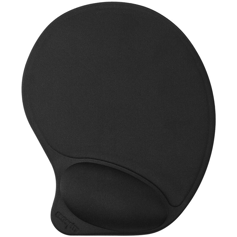 Ecola wrist guard mouse pad super comfortable ergonomic creative office thickened and enlarged wrist support pad black ef-ez1bk