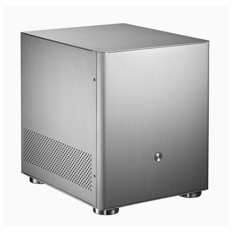 Jonsbo V4 silver mini-matx chassis (support mATX motherboard / all aluminum chassis / ATX power supply / 120mm high internal radiator / 260mm long internal graphics card)