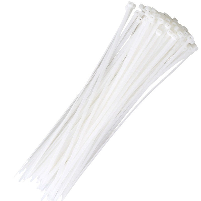 Paola white high quality nylon cable tie 4.8 × 300mm (100 pieces) bundle / tie / manage / tie wire belt 5855