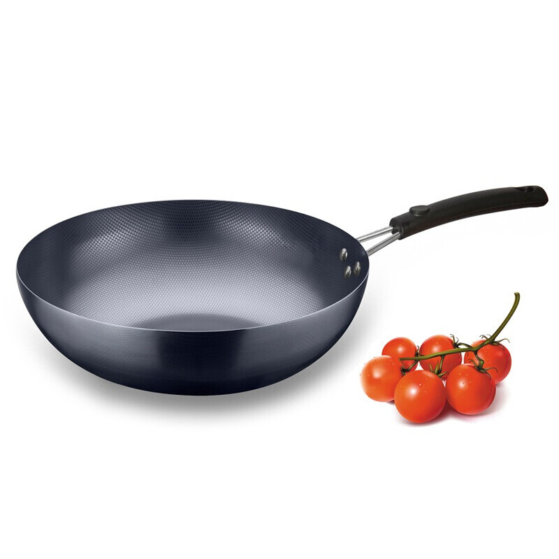 Maxcook pearl wok iron wok 32cm gas stove induction cooker general uncoated shovel mcc611