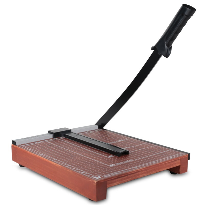 Deli 8004 wood paper cutter / paper cutter / paper cutter / paper cutter 300mm * 250mm