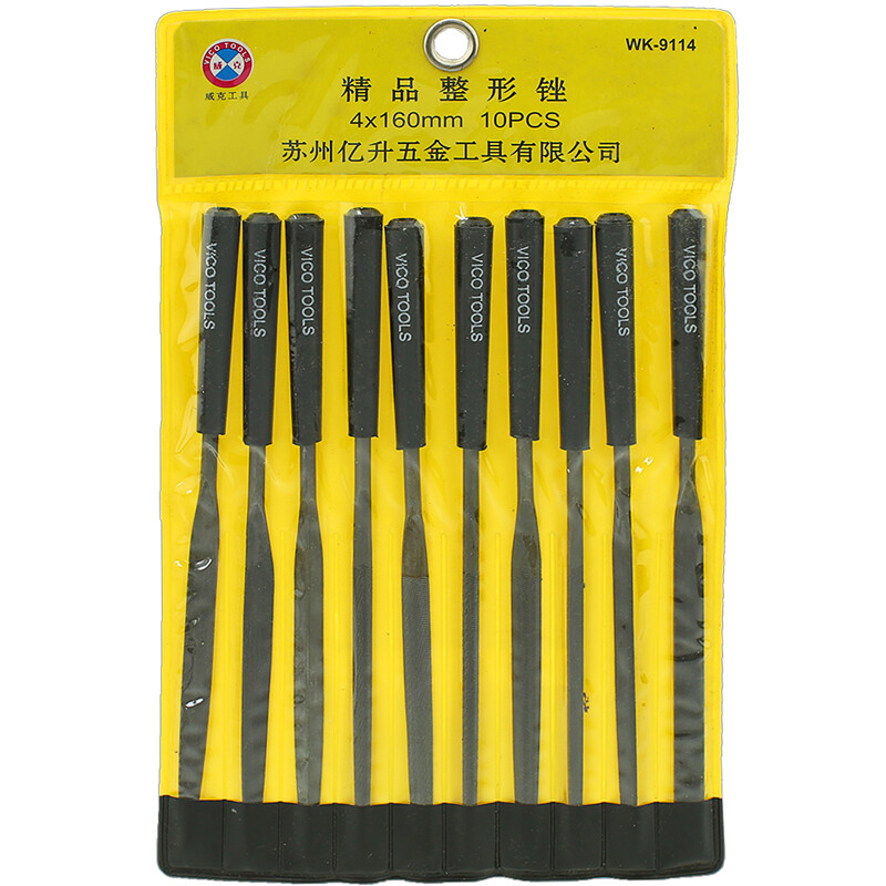 Vico wk9113 assorted shaping file round file flat file square file triangular file double semicircular file oval file woodworking assorted file 3 * 140mm