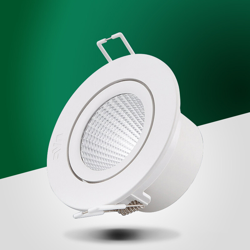 NVC LED spotlight sky lantern cob light source living room bedroom background wall spotlight white light surface adjustable angle 3.5W white light