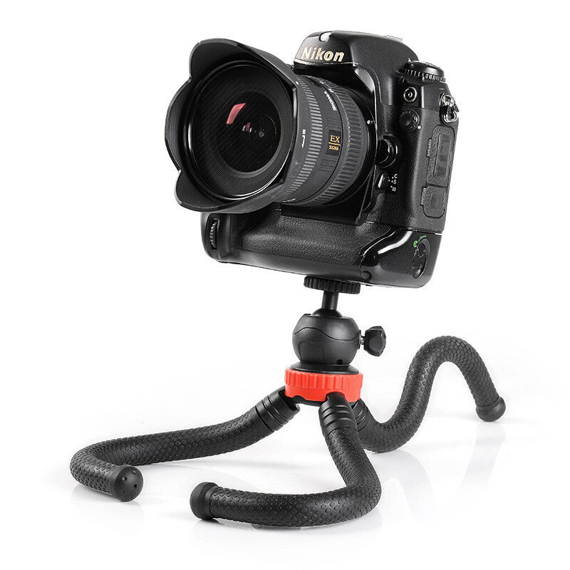 Miliboo mz02 Octopus tripod mobile phone SLR mini tripod macro shooting micro single support portable outdoor pendulum (color sent randomly) mobile phone clip