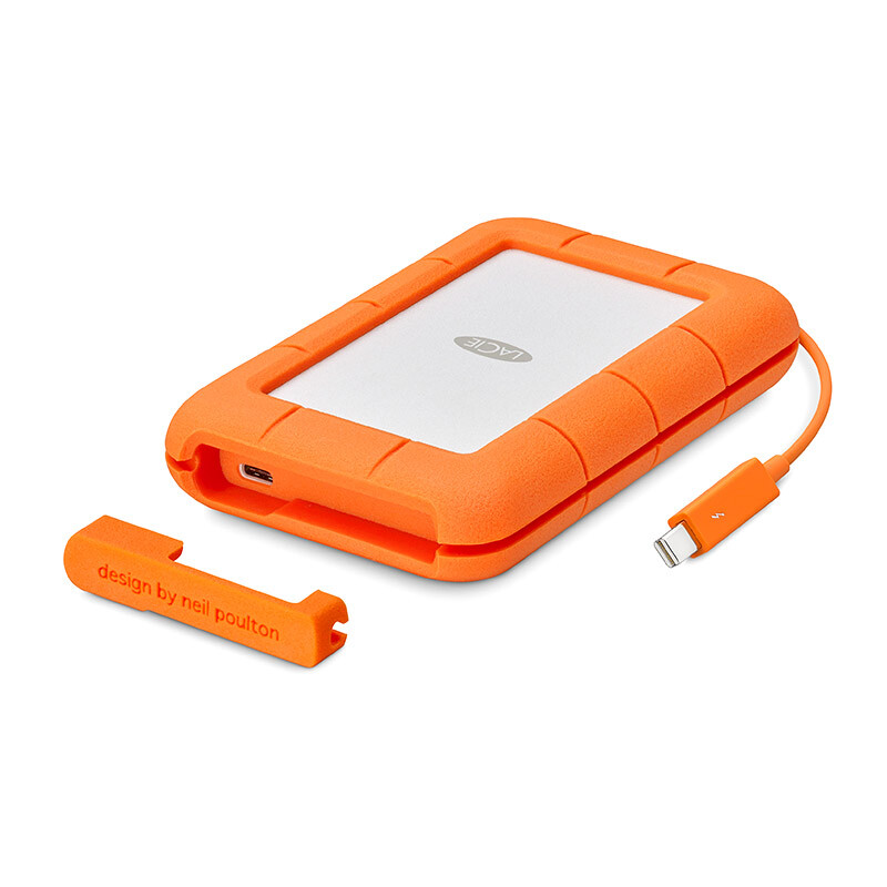 Lacie rugged lightning usb3 1 thunderbolt usb-c 2.5-inch mobile hard disk 2TB