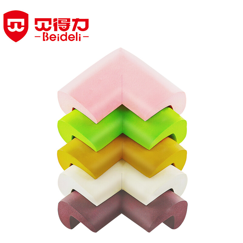 Beideli thickened anti-collision corner 24 Brown infant and child safety anti-collision corners widened and thickened table corner pad anti-collision table tea table corner protector baby protective cover