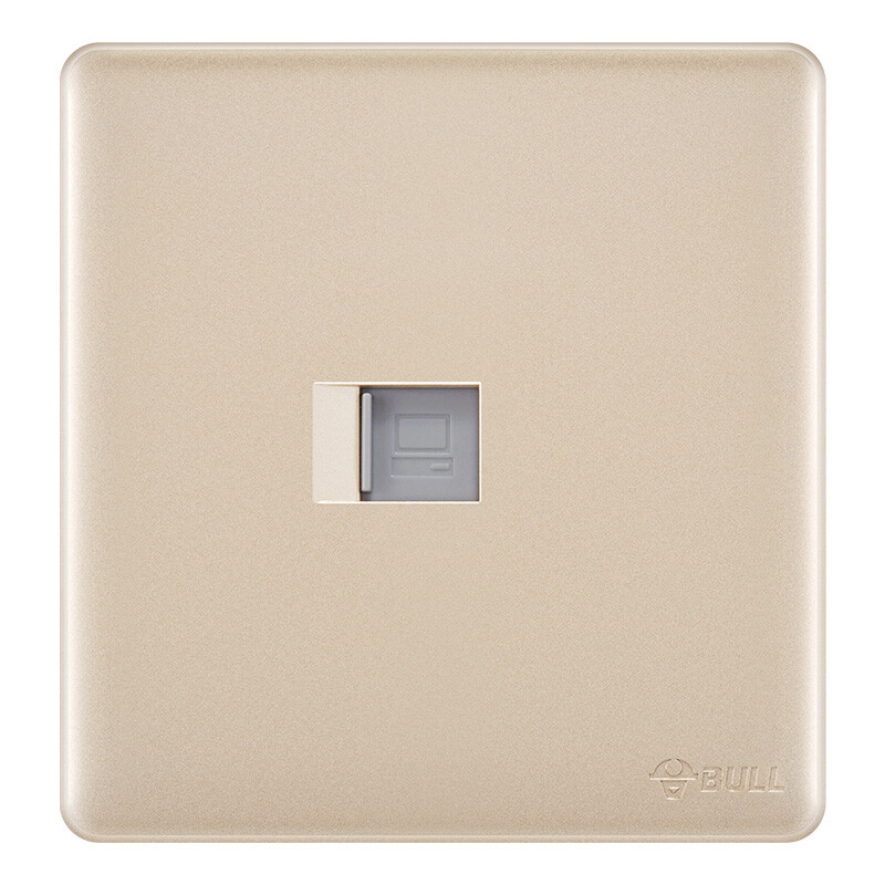 Bull switch socket G28 series one bit computer socket 86 panel g28t102 U6 rose gold concealed