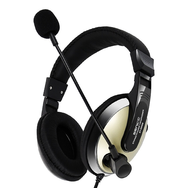 Senicc st-2688 computer headset with microphone headset dual plug tuhaojin