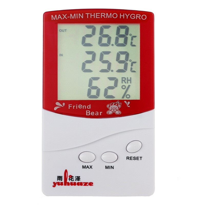 [Jingdong supermarket] yuhuaze yuhuaze portable electronic hygrometer desktop hanging thermometer with Outdoor Thermometer Sensor ta138a