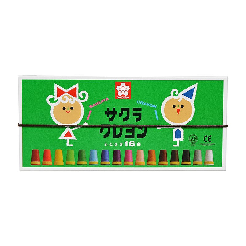 Sakura soft crayon children's painting art 16 color set ly16r for Japanese children