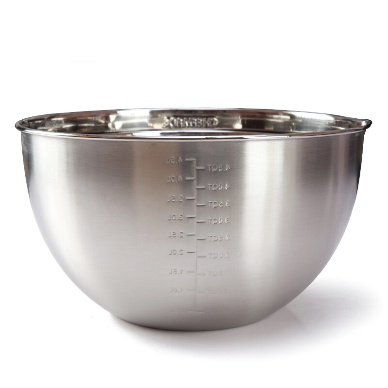 Chef made Japanese egg beating plate 304 stainless steel 24cm kitchen household round mixing basin whipping cream basin wk9365