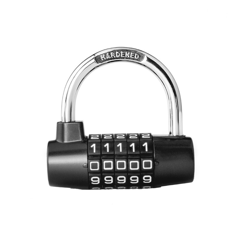 Auburn 5-wheel password lock anti-theft padlock gym cabinet door lock anti-theft window lock toolbox lock 7602