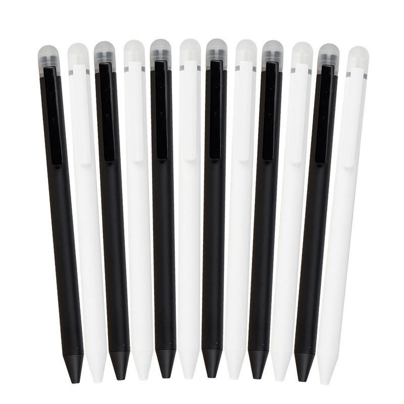 Chenguang (M & G) Benwei series hot erasable 0.5mm black bullet head press neutral pen signature pen fountain pen 12 pieces / box akph6401