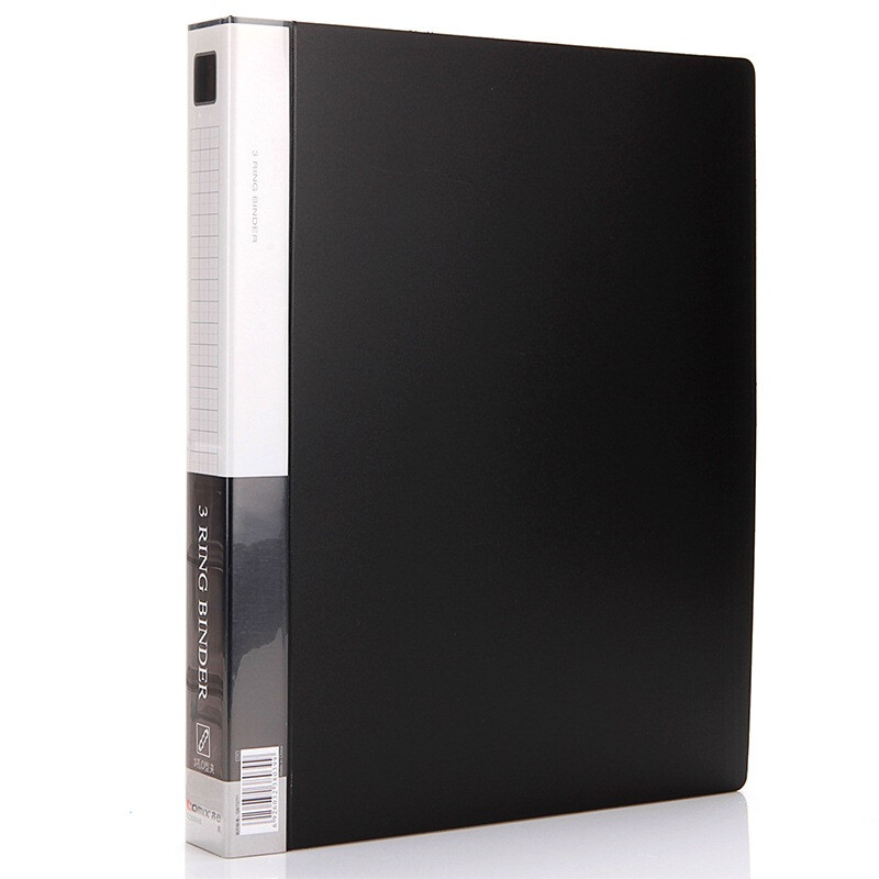 Comix tc530ab 35mm 1.5 "3-hole o-clip folder / folder A4 black