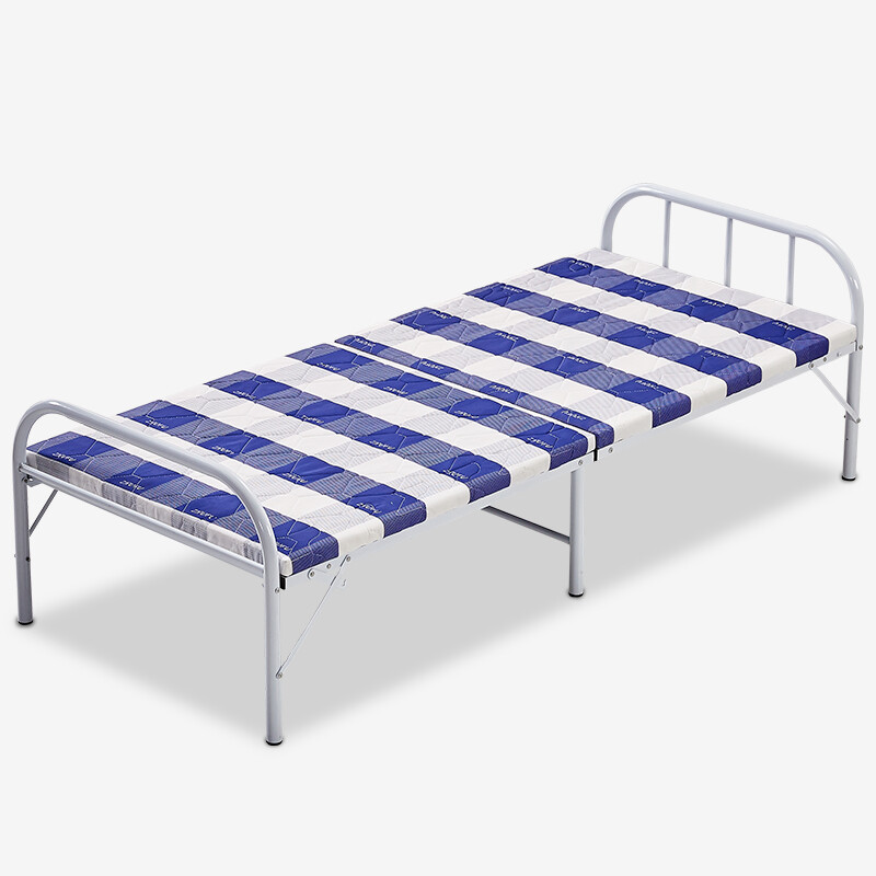 Shuangxinda folding bed single sofa bed siesta siesta bed simple escort bed 80cm wide B-33 bed board upgrade