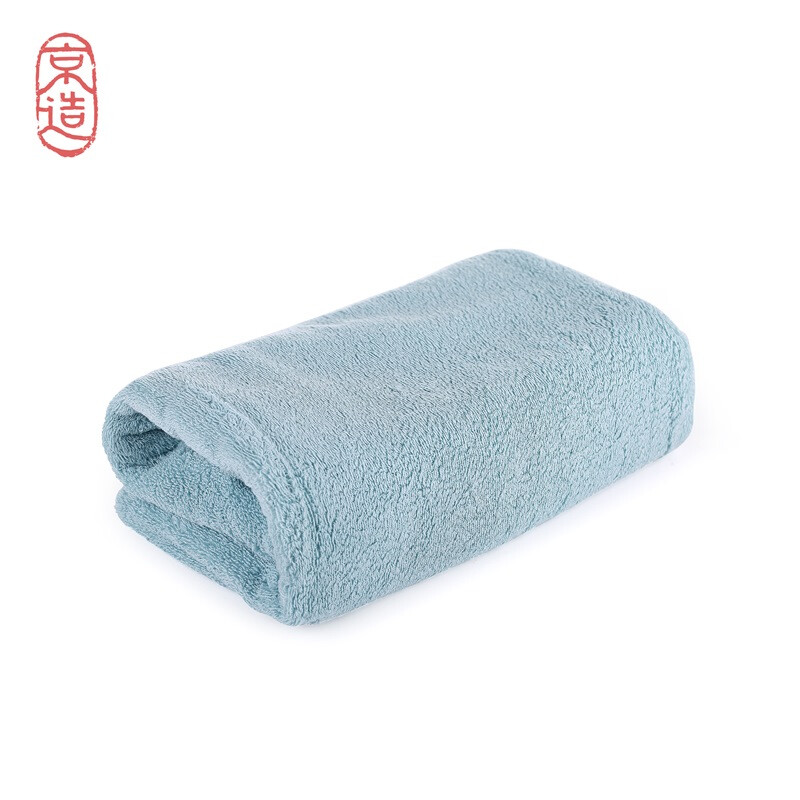Beijing made Xinjiang Awati long staple cotton bath towel blue