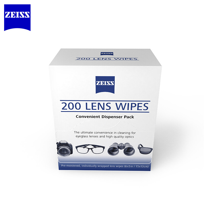 Zeiss professional optical test paper wiping paper glasses camera lens cleaning wipes 200 piece package
