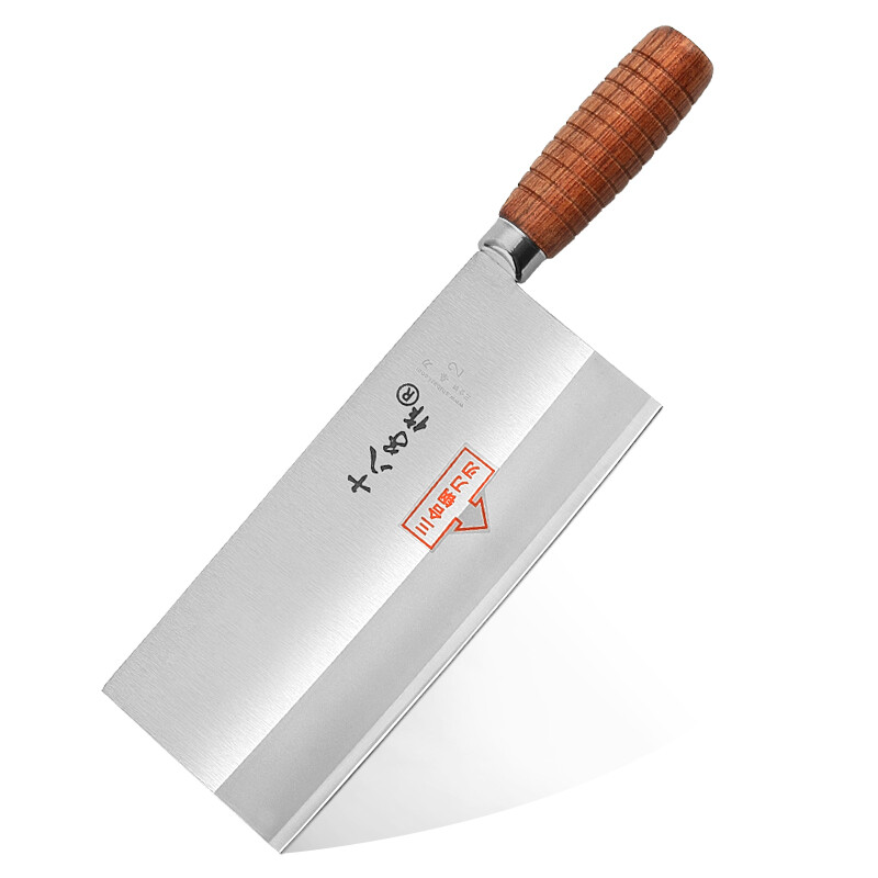 Shibazi makes Yangjiang kitchen knife Sanhe steel professional Chinese chef knife Mingdian No. 2 mulberry knife f208-2
