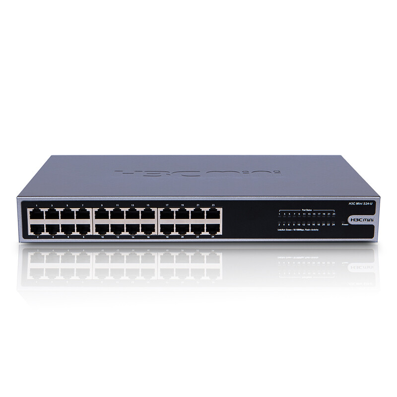 H3C (H3C) H3C Mini s24-u 24 port 100m unmanaged switch enterprise professional lightning protection