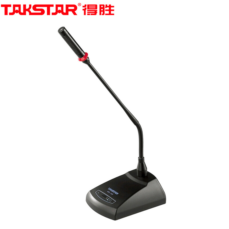 Takstar ms-189 desktop conference microphone gooseneck wired conference microphone large event conference speech professional gooseneck condenser microphone black
