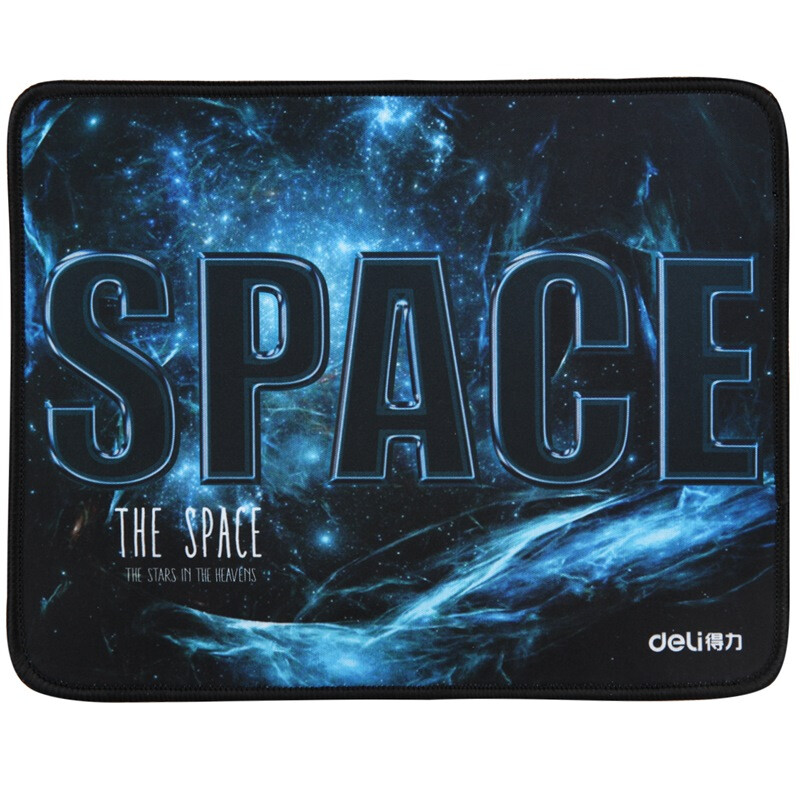 Deli 33188 thickened wear-resistant rubber bonded mouse pad 250 * 200mm