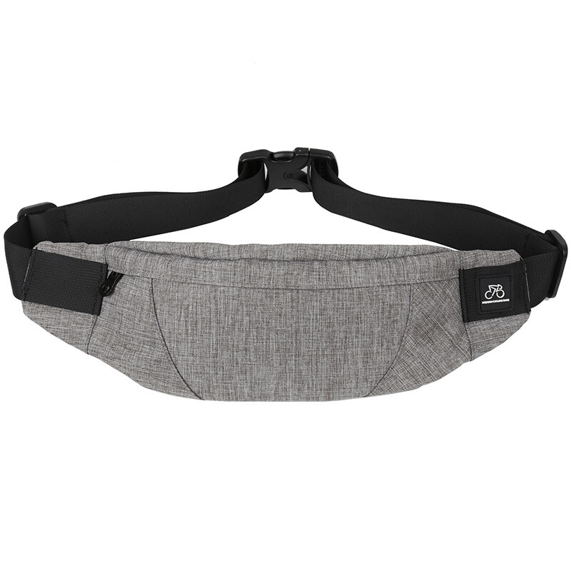 Light rider waist bag men's and women's multifunctional large capacity outdoor sports mobile phone bag leisure chest bag 154 gray
