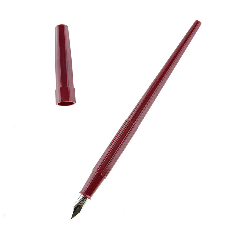 Japan's pilot fiber long pen holder male and female hand drawing sketch calligraphy practice student adult pen EF sharp red dpp-70-r-ef imported