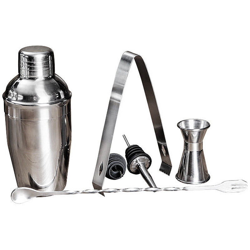 L'hopan stainless steel wine mixer shake wine mixing set op4022 (wine mixer ice clip measuring cup wine mixing stick mouth) 550ml