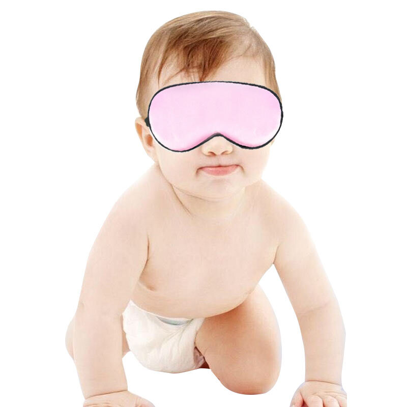 Gagarin baby eye mask shading newborn basking in the sun baby eye mask sleeping infant Silk Pink