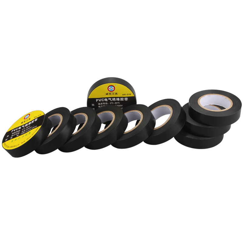Vico wk-d18a electrical tape electrical insulation tape automotive home decoration lead-free flame retardant PVC waterproof tape black 10m 10 roll package