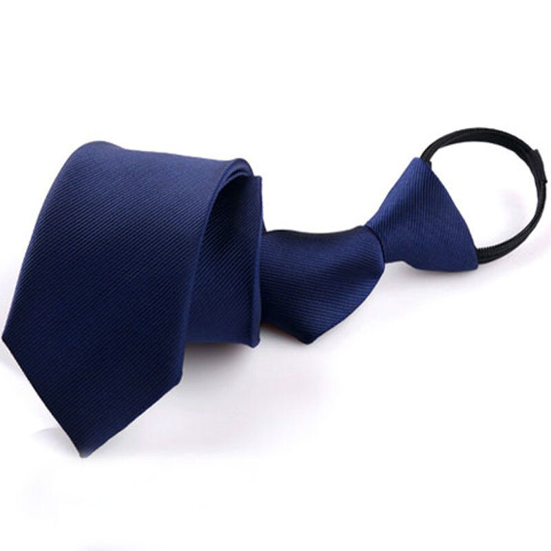 Glo-story necktie men's Korean business lazy easy to pull fashion necktie gift box mld824061 navy blue