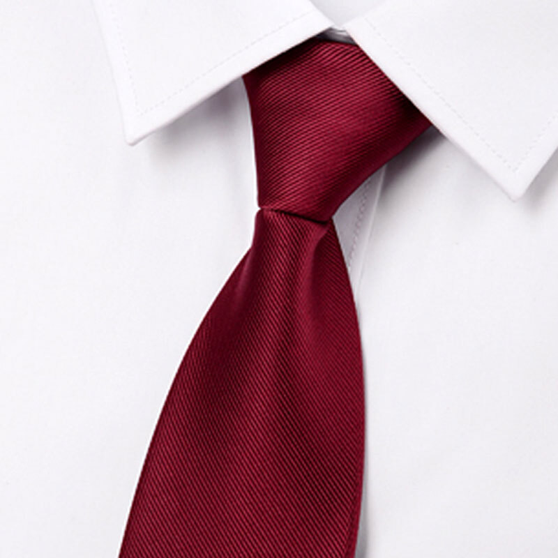 Glo-story ZIPPER TIE men's business formal dress fashion tie gift box mld824065 red