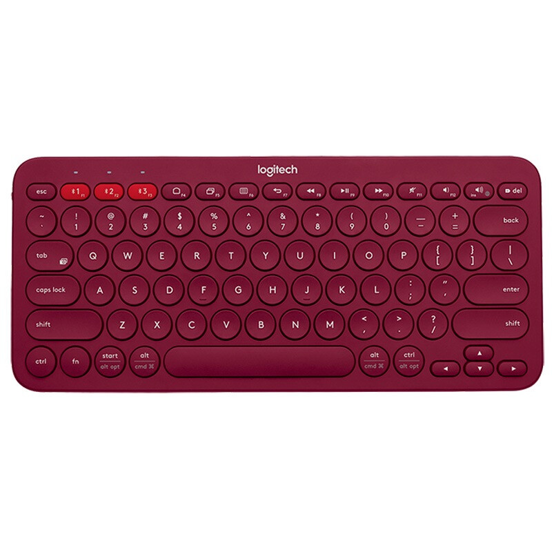 Logitech k380 multi device Bluetooth keyboard tablet keyboard mobile keyboard red