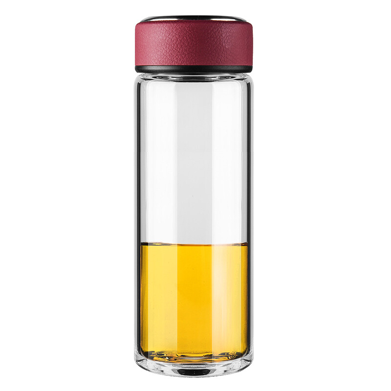 Wanxiang glass U3S 560ml single layer fashion glass business men's and women's water cup creative portable tea cup red