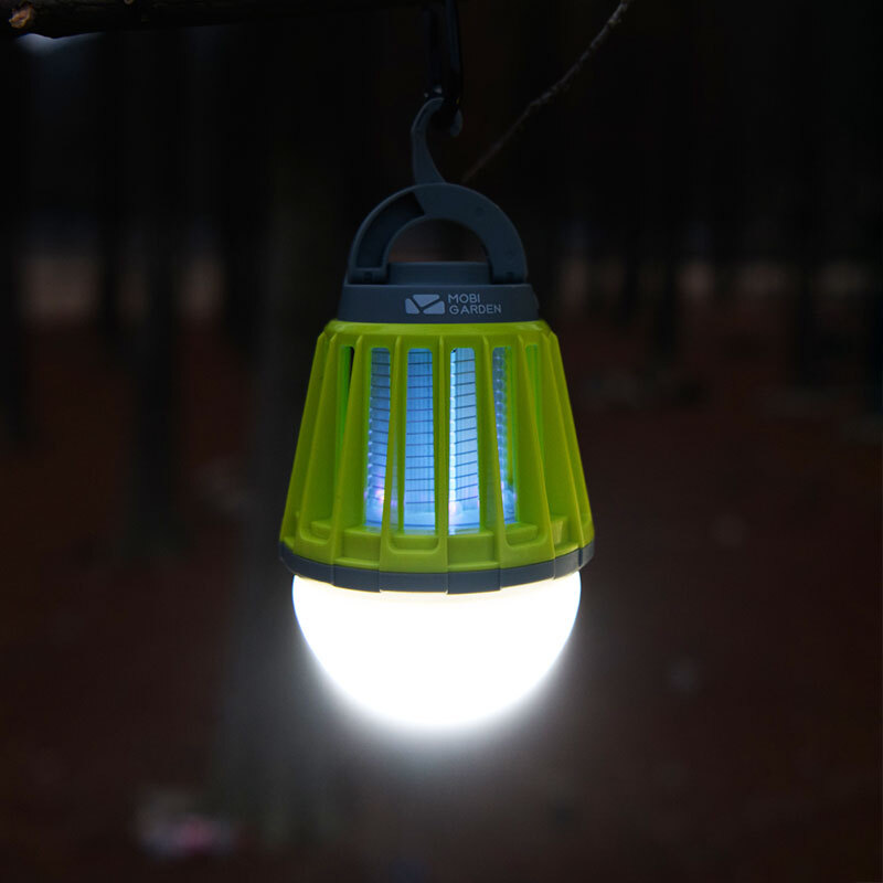 Mobigarden camping waterproof mosquito repellent lamp USB charging household non radiation mosquito killing lamp nxlqu73004 green